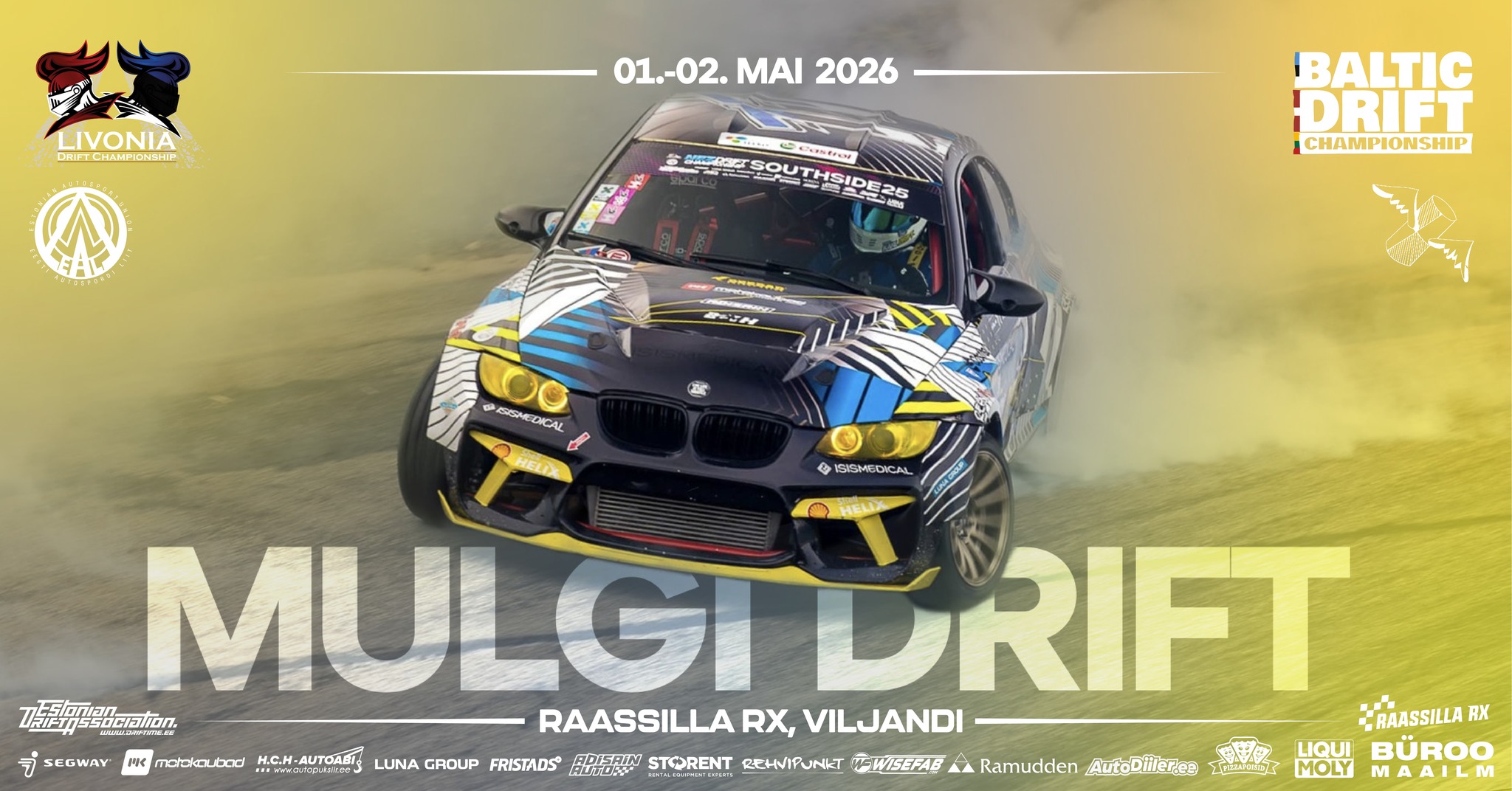 Baltic Drift Championship I etapp “Mulgi Drift” 2026