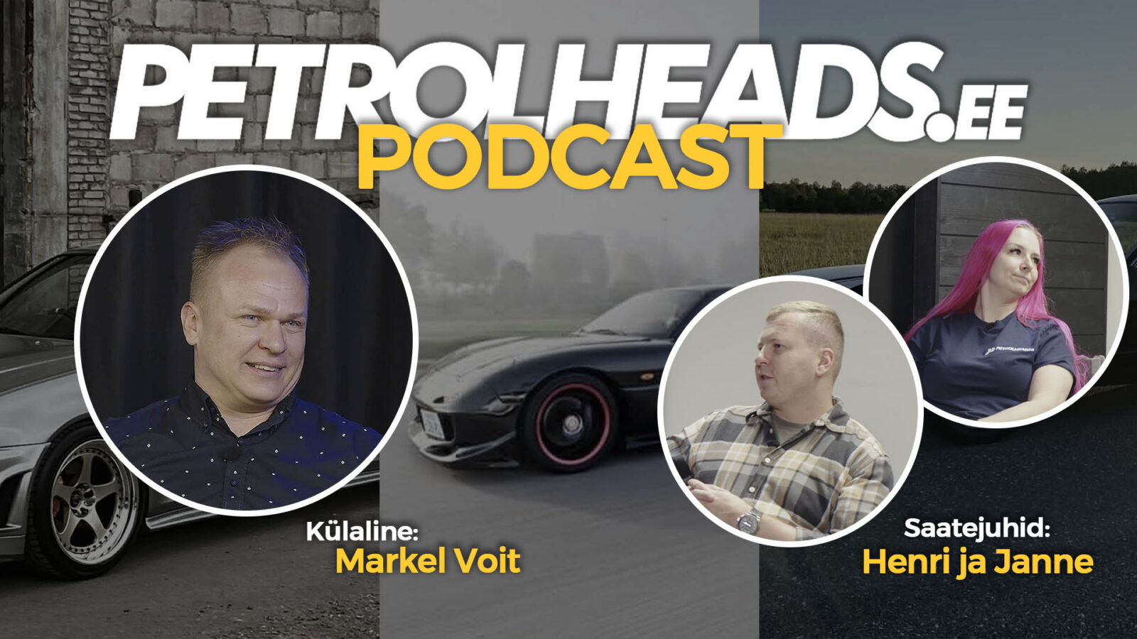 Petrolheads S3E2 – Markel Voit – R34 GTR, Mustang Fastback või RX7? Miks mitte nad kõik!